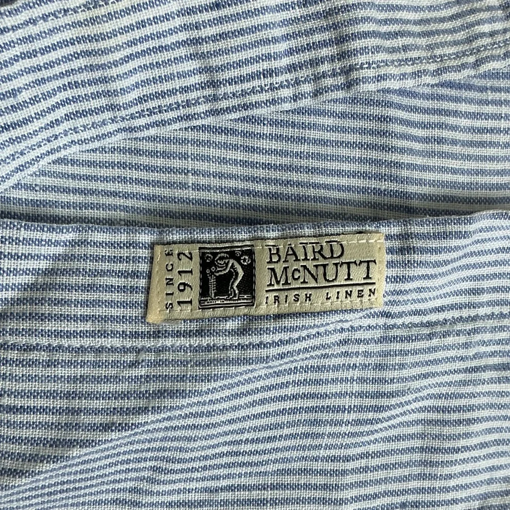 J. Crew Men’s Slim Blue Stripe Button-Down Shirt